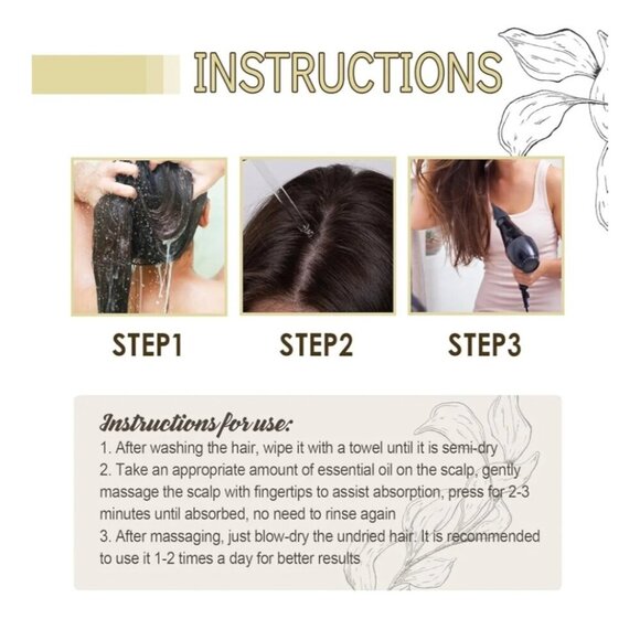 Eelhoe Organic Hair Growth Oil - Natural Formula - Picture 5 of 5